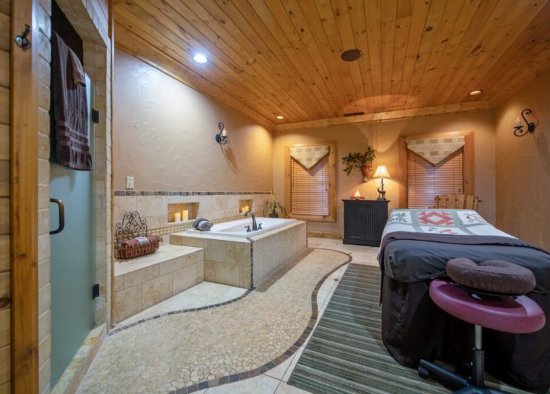 Serenity in the Mountains Spa room